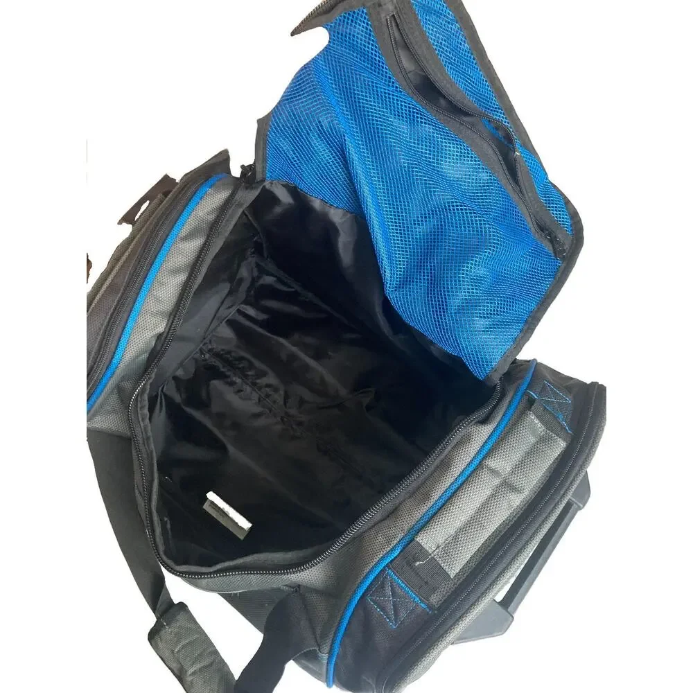 FUL Rolling Duffle 21”x12”x12” Carry On Gym Bag 2 Wheel Rolling Telescope Handle